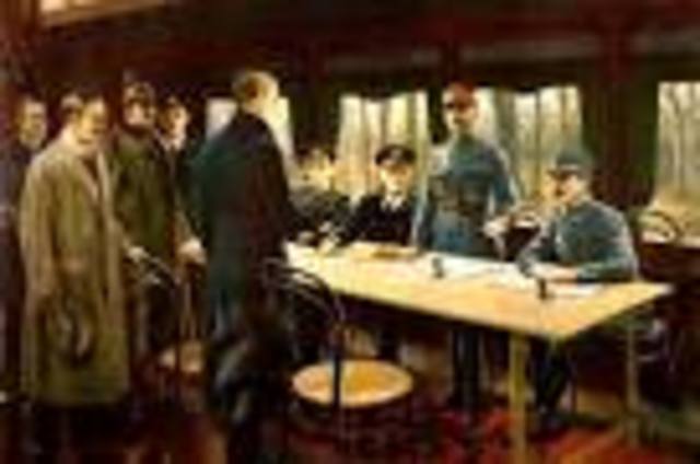 Armistice signed as Allies defeat Central Powers