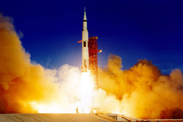 Apollo 8 is launched