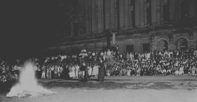 Pipe of Peace ceremony began