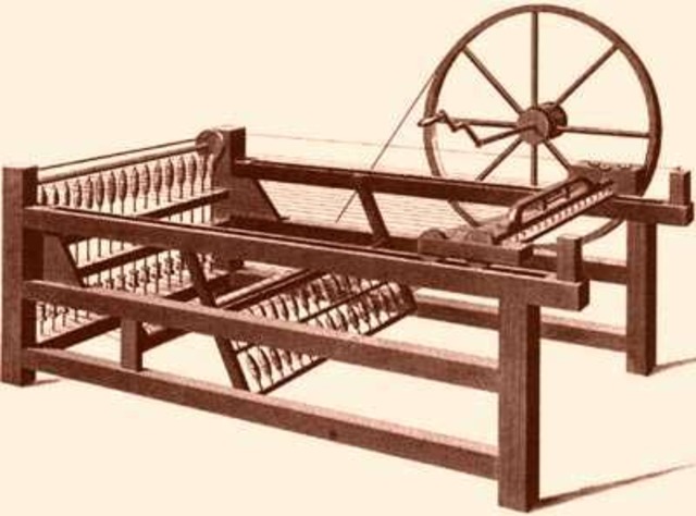 Invention of the spinning jenny