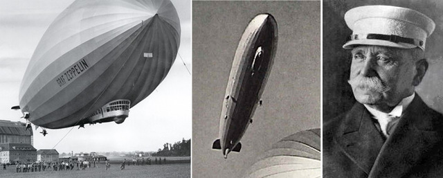 First Zeppelin built.
