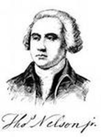 Cambridge graduates, Thomas Nelson, Trinity and later of Virginia; Arthur Middleton, St John's and later of South Carolina and Thomas Lynch, Gonville and Caius and also of South Carolina, are among the signatories of America's Declaration of Independence.