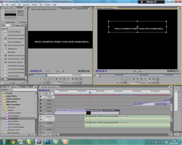 Changing text - trailer