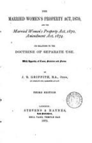 The Married Women’s Property Act