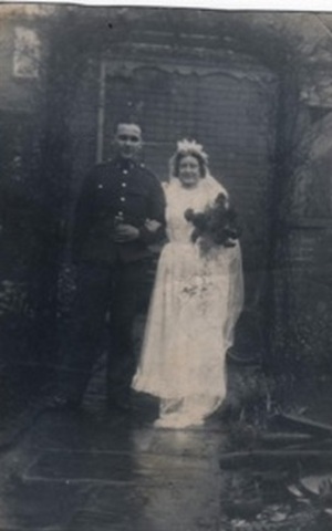 Elsie and Albert Jenkinson - marraige