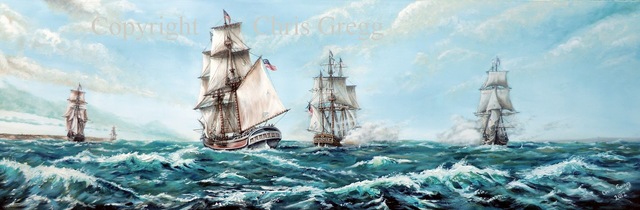 British Blockades American Ports