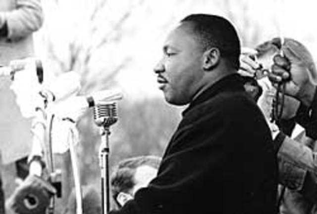 Llego MLK al movimiento de los derechos Cilviles