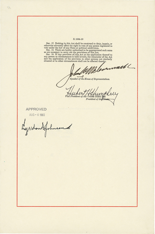 Voting Rights Act of 1965