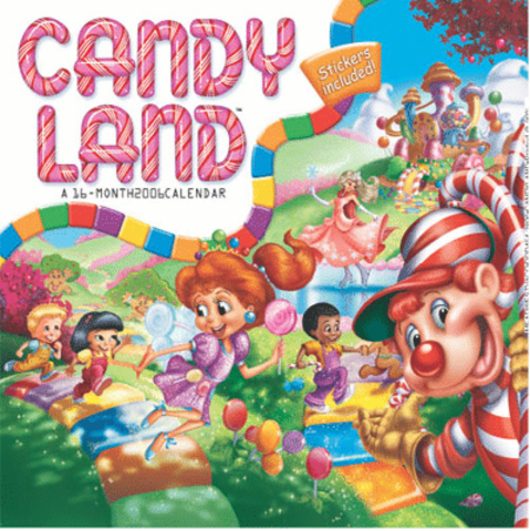 Learned to play Candyland...and wanted to play ALL the time