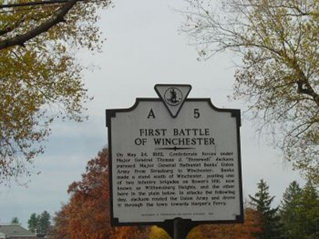 Arived at camp near winchester virginia