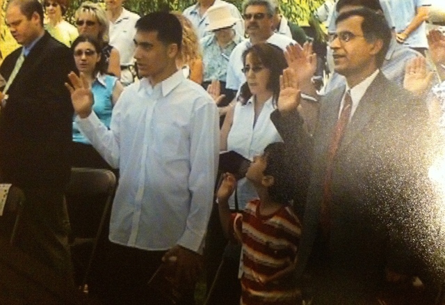 Family Became Canadian Citizens