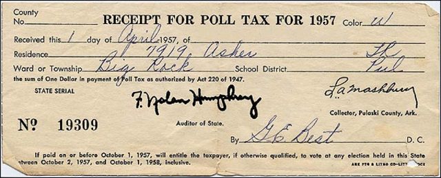 Poll Taxes