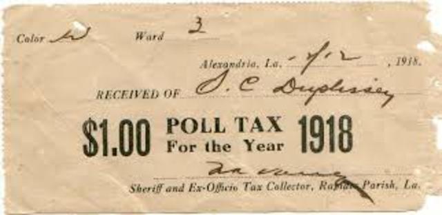 Poll taxes