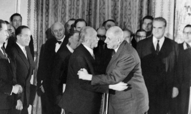 Germany and France sign the Élysée Treaty