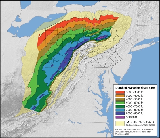 Hydraulic fracturing activity rises in Marcellus shale region