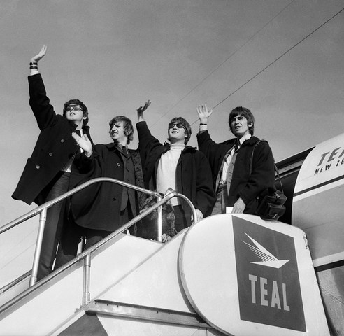 The Beatles arrive in Australia to launch their tour