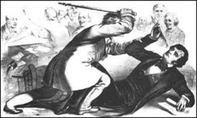 Charles Sumner is Caned