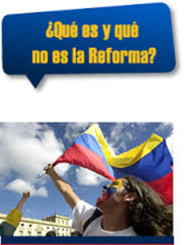 Reforma del Ministerio de Educación