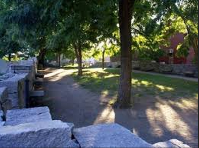 A memorial is dedicated to the falsely accused and hung.