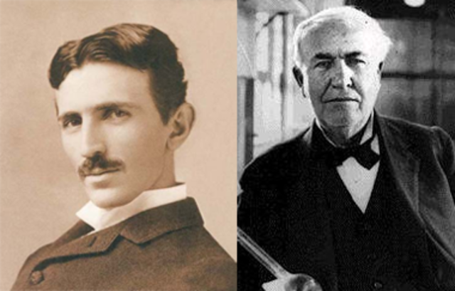 Rivalitat entre Edison i Tesla