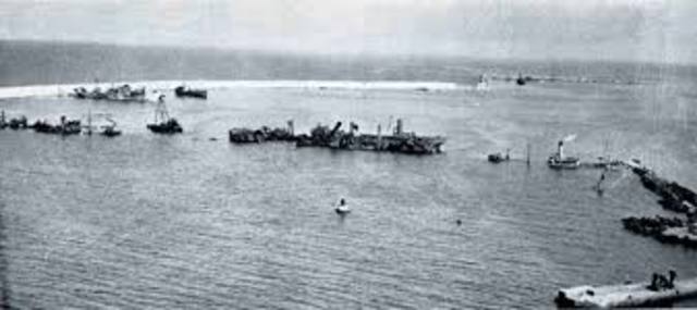 Britain blocks American ports