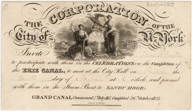 Erie Canal officially opens