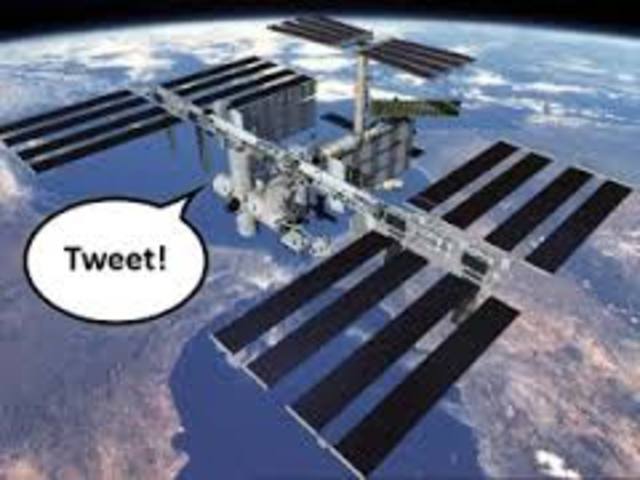 Tweet desde el espacio