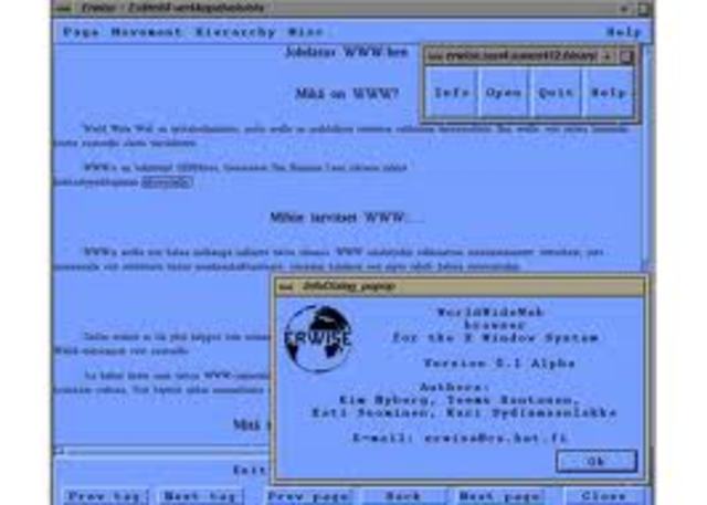 Primer navegador grafico: Mosaic