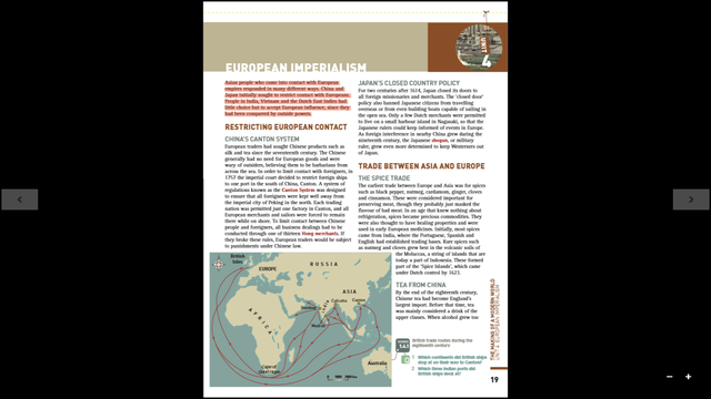 Whole Course Overview - European imperialism