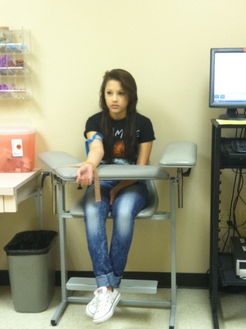 First time getting blood drawn