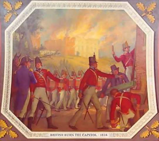 The British Burn the Capital