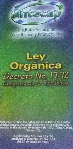 Establecimiento de Decreto