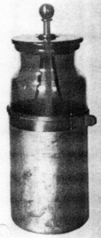 Invention of the first capacitor