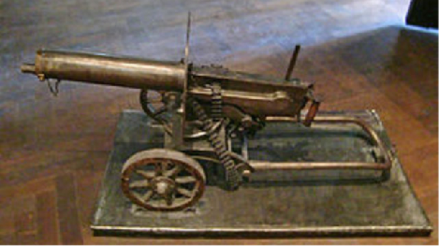 Harim Maxim Invents the machine gun