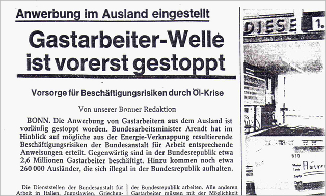 Wirtschafts- und Energiekrise führte zum Anwerbestopp