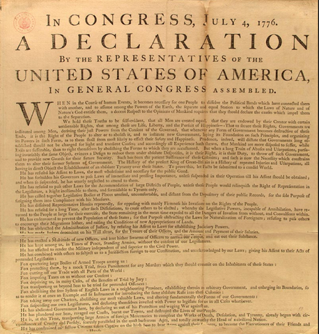 Declaration of Independence