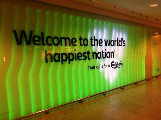 arrival in Copenhagen