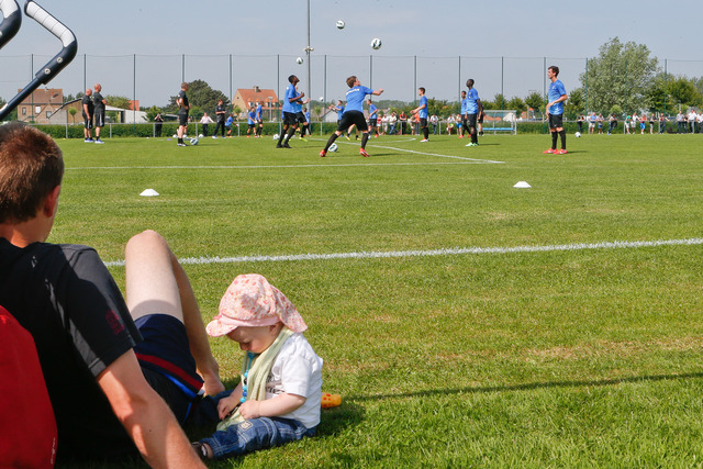 Trainingskamp in Knokke-Heist (8 dagen voor het WK)