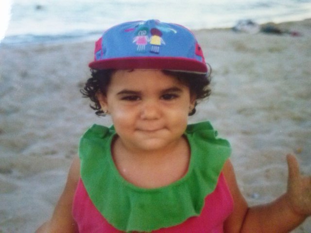 La primera vez que veo la playa.