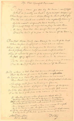Writing of the Star Spangled Banner