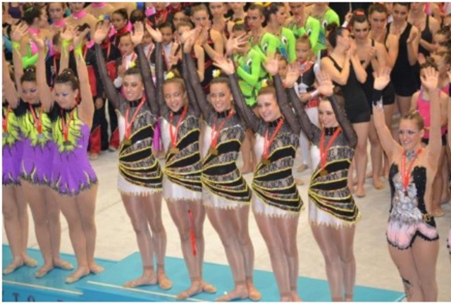 Segunda vez que soy campeona de Madrid de gimnasia rítmica