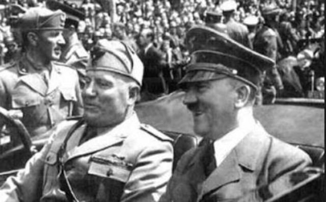 Γερμανία και Ιταλία σχηματίζουν τον άξονα Ρώμης - Βερολίνου