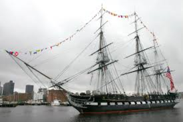 USS Constitution scores a victory