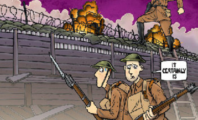 The starting of WWI and why the U.S. is in