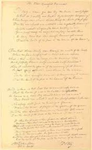 Writing of the Star Spangled Banner