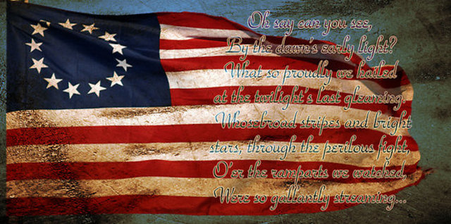 Writing the Star Spangled Banner