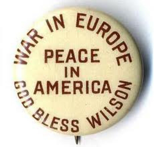 Woodrow Wilson: "He kept us out of war"