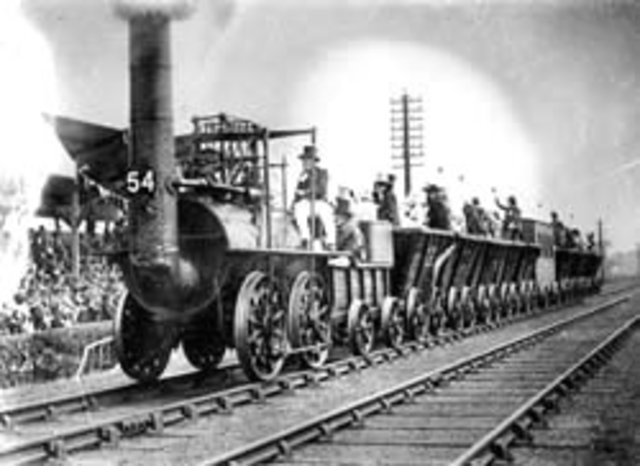 Britain's first passenger steam railway was opened