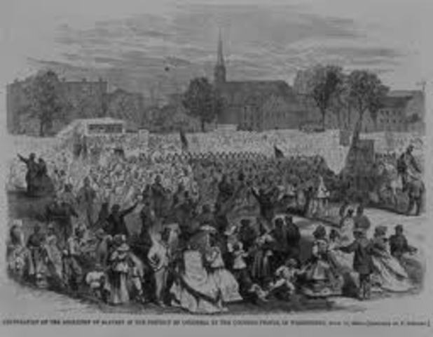 Slavery was abolished throughout the British Empire