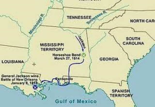 The Battle of Horseshoe Bend